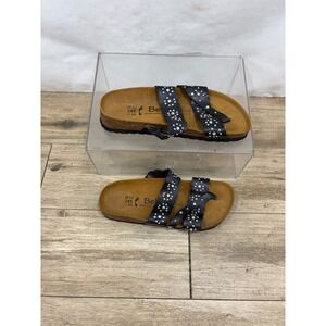 Birkenstock Betula Sandals Narrow Black‎ Stud Slip On  Size L7